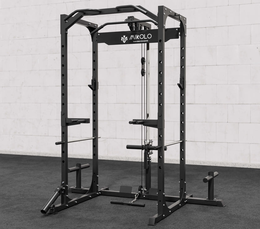 F4 Power Rack with Lat Pull down System