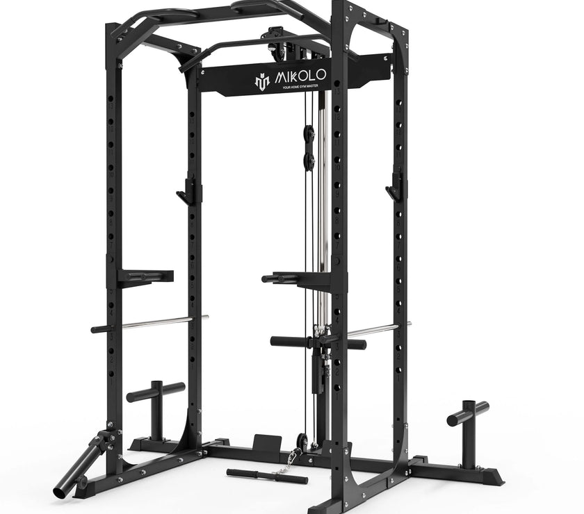 F4 Power Rack with Lat Pull down System