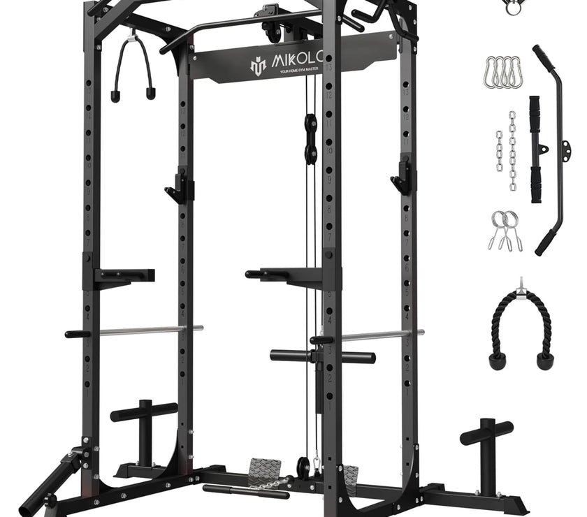 F4 Power Rack with Lat Pull down System