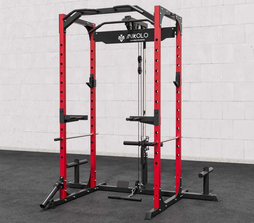 F4 Power Rack with Lat Pull down System