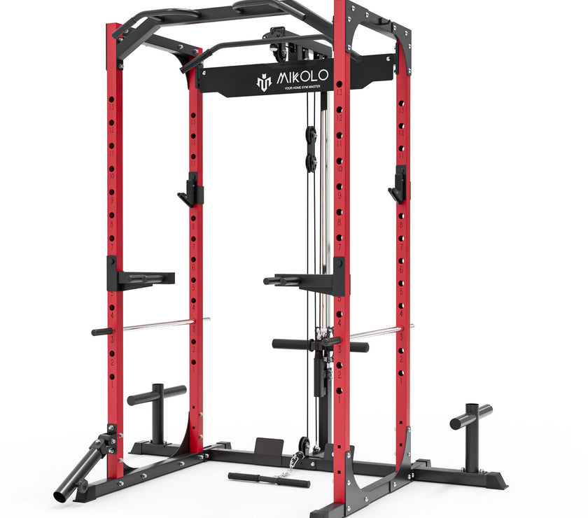F4 Power Rack with Lat Pull down System